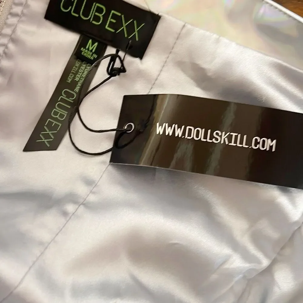 Dolls Kill Club Exx Luminous Leviathin Mini Dress/Costume Nwt Medium Halloween - Picture 5 of 6